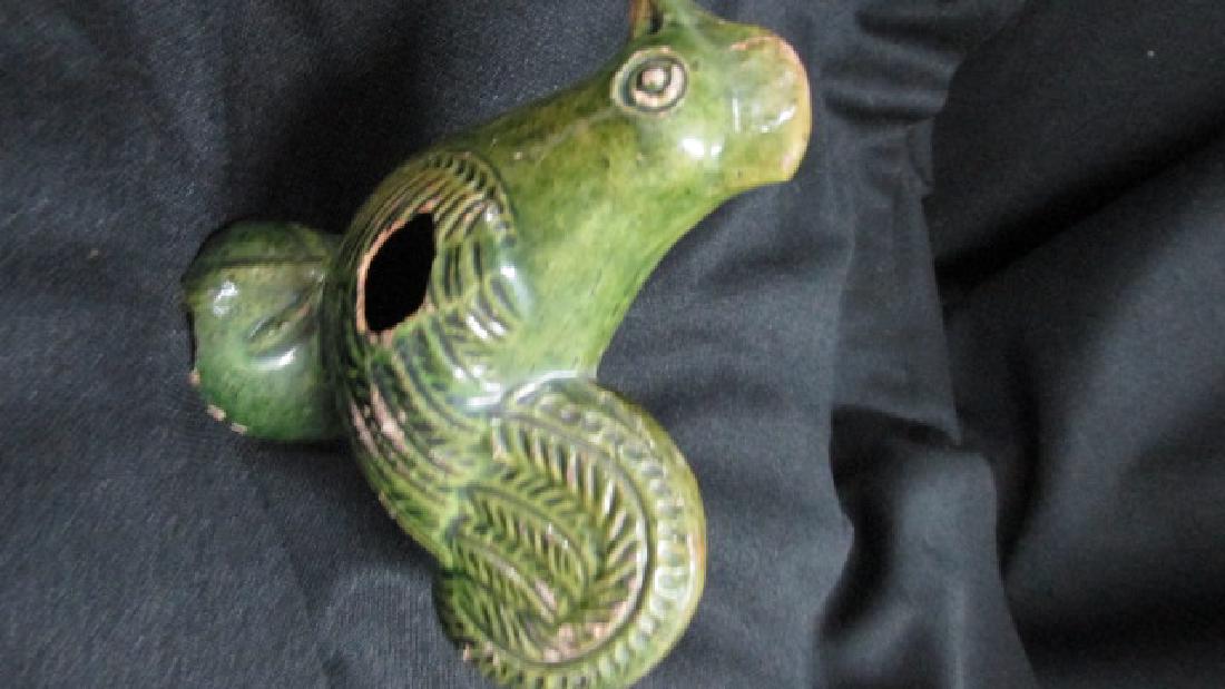Moravian Pottery Chicken Pie Bird - 4
