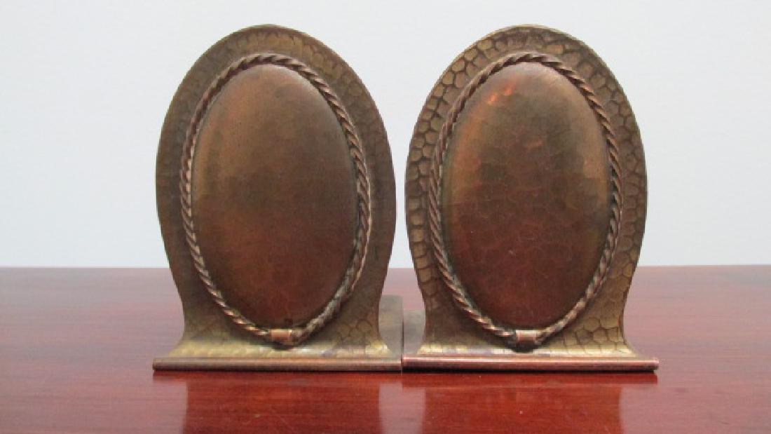 Roycroft Copper Bookends Arts & Crafts (1 of 4)