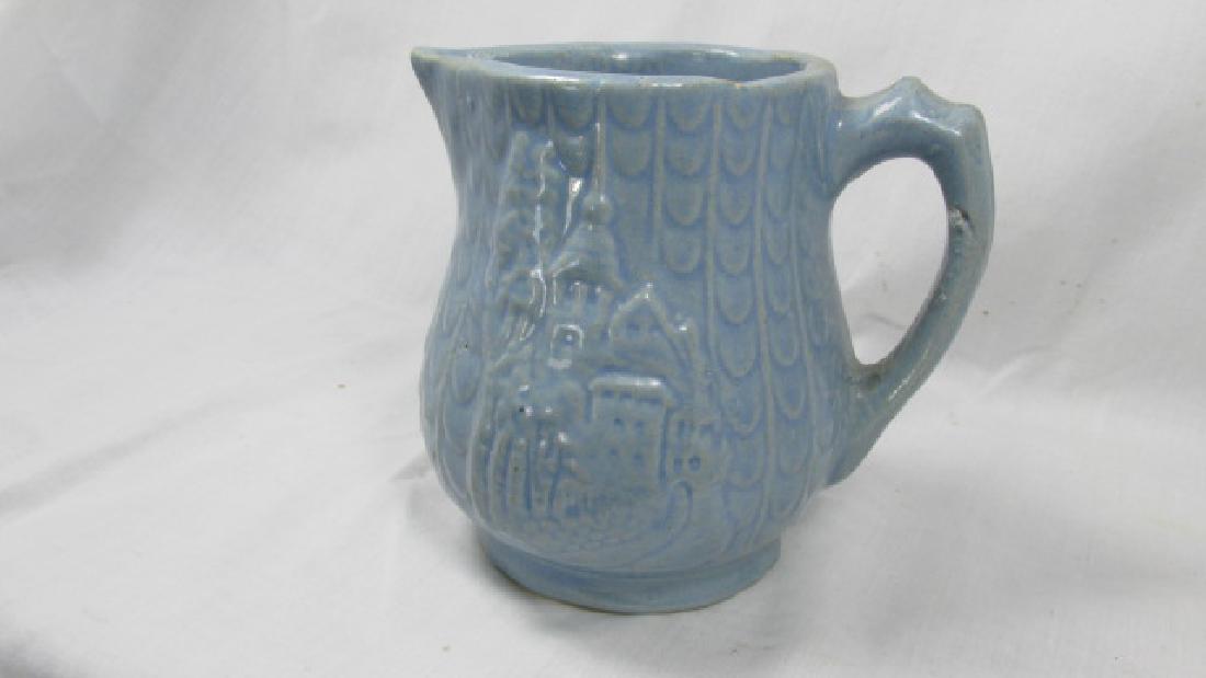 Monastery or Castle & Fish Scale Cream Pitcher (1 of 4)