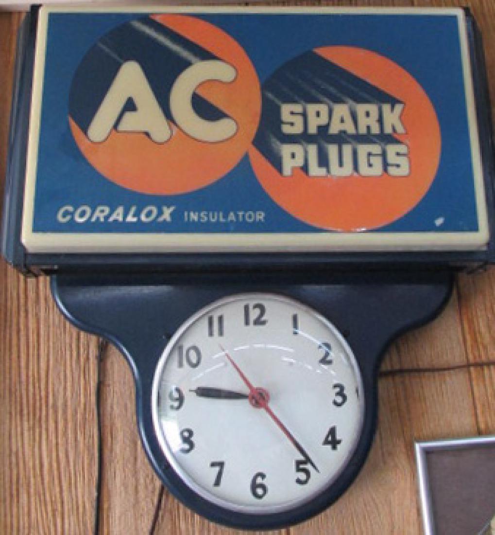 AC Spark Plugs Advertising Clock Oct 06, 2018 John Coker, Ltd. in TN
