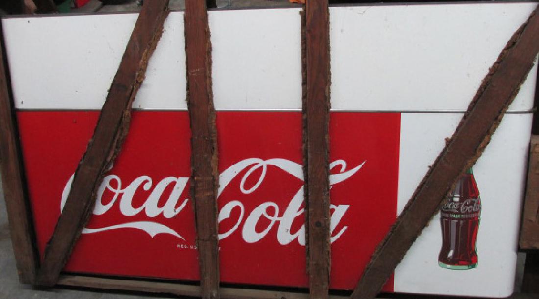 Coca Cola Double Sided Porcelain Sign (1 of 3)