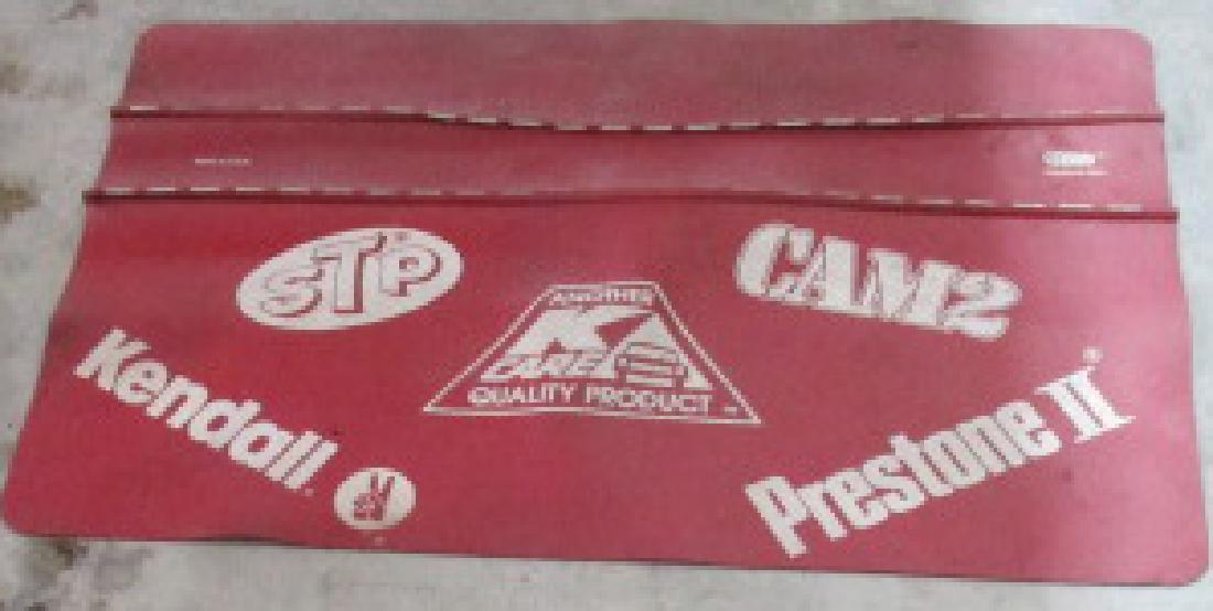 Kendall & Jasper Rubber Fender Protectors: Kendall & Jasper Rubber Fender Protectors 2 different products, Kendall oil and Jasper transmissions used to protect the fenders from scratches while being serviced. Both are soft rubber.