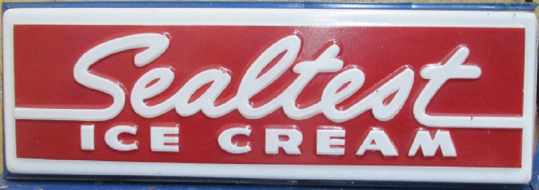 Sealtest Ice Cream Plastic Sign (1 of 1)