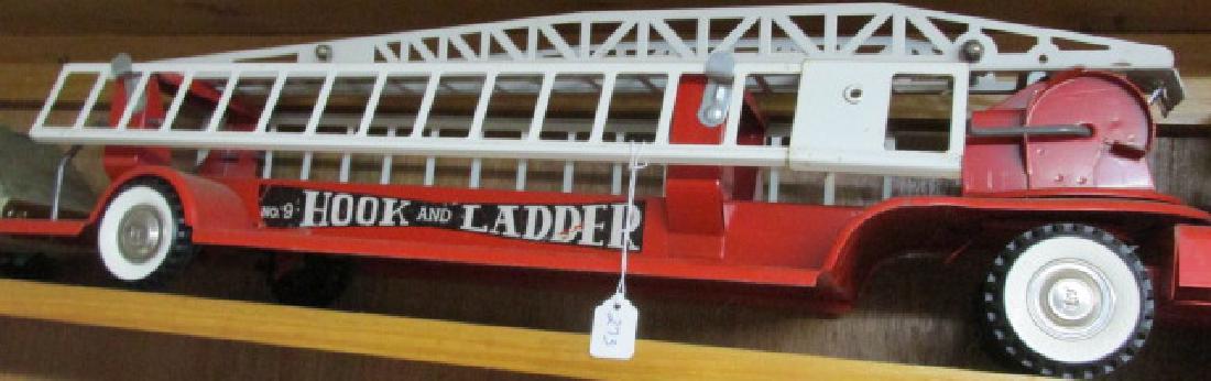 Structo Ladder Fire Truck w/Hook & Ladder  & Boom (1 of 3)
