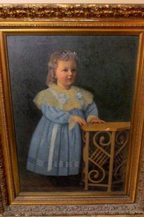 E. Sherwood Jeter Mary Abbott Candler (Coca-Cola): Portrait of Mary Abbott Candler, the cousin of the Coca Cola Co founder in Atlanta, who grew up to be a real Southern Belle. Signed E. Sherwood Jeter 1898. Miss Jeter (1862-1930) was a well known Atla