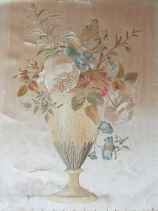 Martha Washington Roses Embroidery