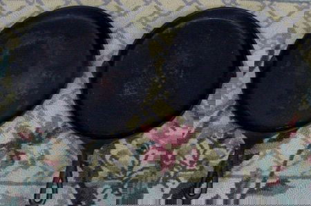 Pair Of Griswold #108 Skillet Griddles: Pair Of Griswold # 108 Cast Iron Skillet Griddles, 201A, 10 1/4" Diameter. One Is Worn, The Second Is Excellent.