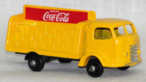 Karrier Bantam Lesney Toy Coca Cola Truck: 2 1/4" long, Made in England by Karrier Bantam Lesney No. 37, 2 Ton truck.