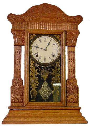 1044 No 3205 Oak Gilbert Kitchen Clock 3205 Oak Gilbert Kitchen Clock