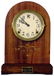 1166: Vernon Gilbert Clock Co 1905 Inlaid Mantle Clock