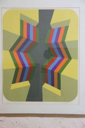 Marko Spalatin--Frame 7: Original serigraph. 24" x 30." Hand signed.