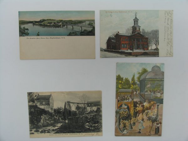 Postcards, Shepherdstown, WV, 4 Count