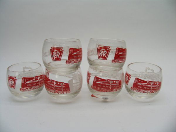 (6) PRR High Ball Glasses: Pyro Glazed 2 1/2"