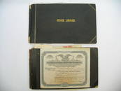 2152: Tuscarora Valley Railroad Stock Certificate Book