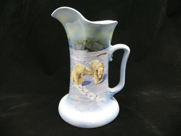 Royal Bayreuth Polar Bear Pitcher, 8"