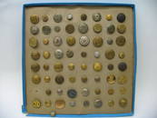 4004: 64 Buttons, Metal, For Railroads and Uniforms