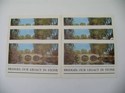 (6) Bridges, Our Legacy in Stone Books, 1965: Exhibition by the Washington County Museum of Fine Arts. Introduction by Mary Vernon Mish