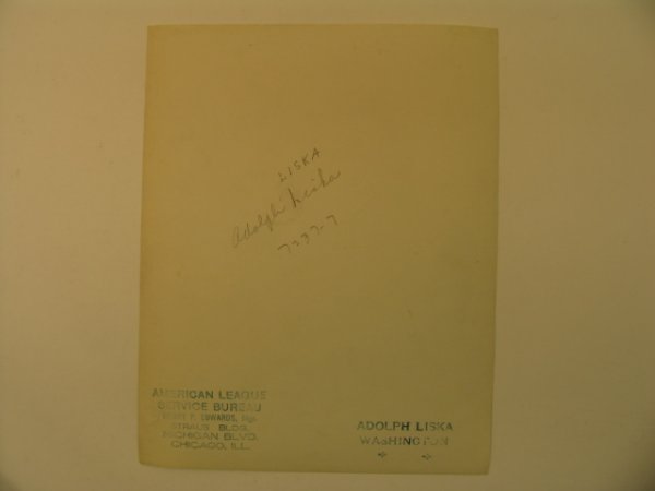 1930 American League Service Bureau Photo - 2