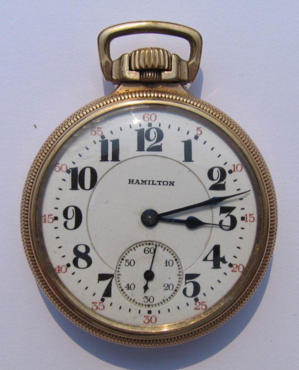 18 Hamilton Watch Co Pocket Watch, 21 Jewels