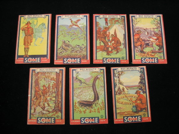 (7) 1933 Boy Scouts Goudey Gum Cards