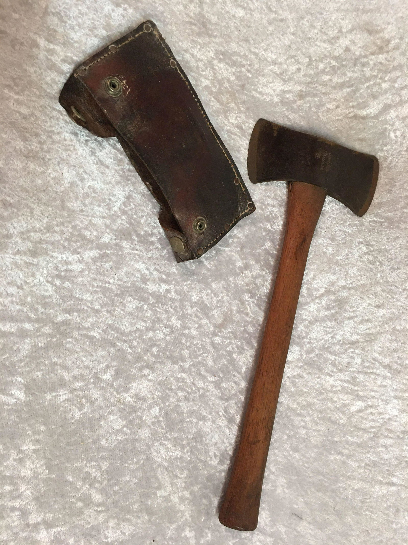 Saddle Cruiser By Norlund Double Bit Hand Ax w/ Sheath: Saddle Cruiser By Norlund Double Bit Hand Ax w/ Sheath 15"