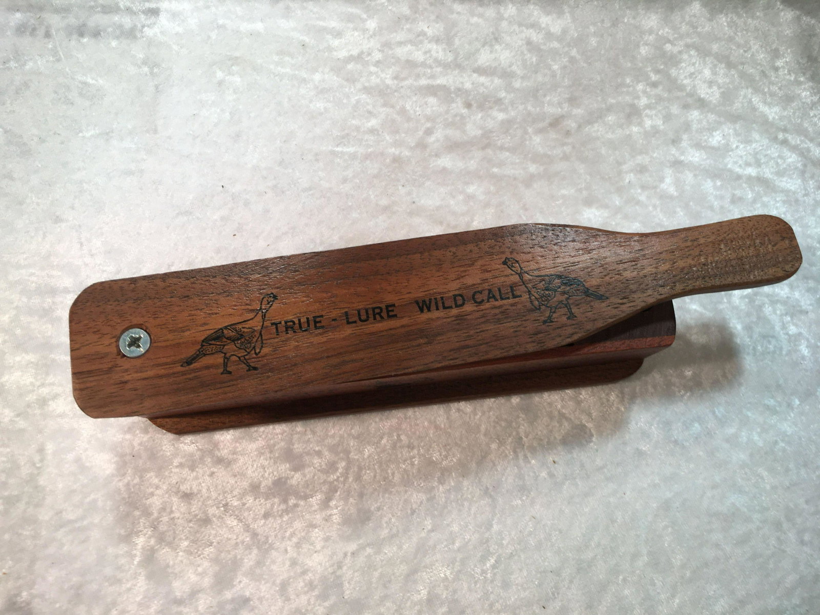 B. H. Ammerman True-Lure Wild Call Turkey Call, Crafted: B. H. Ammerman True-Lure Wild Call Turkey Call, Crafted by B. H. Ammerman 800 S. Main St. Lewistown, PA 17044, 1998 M-4