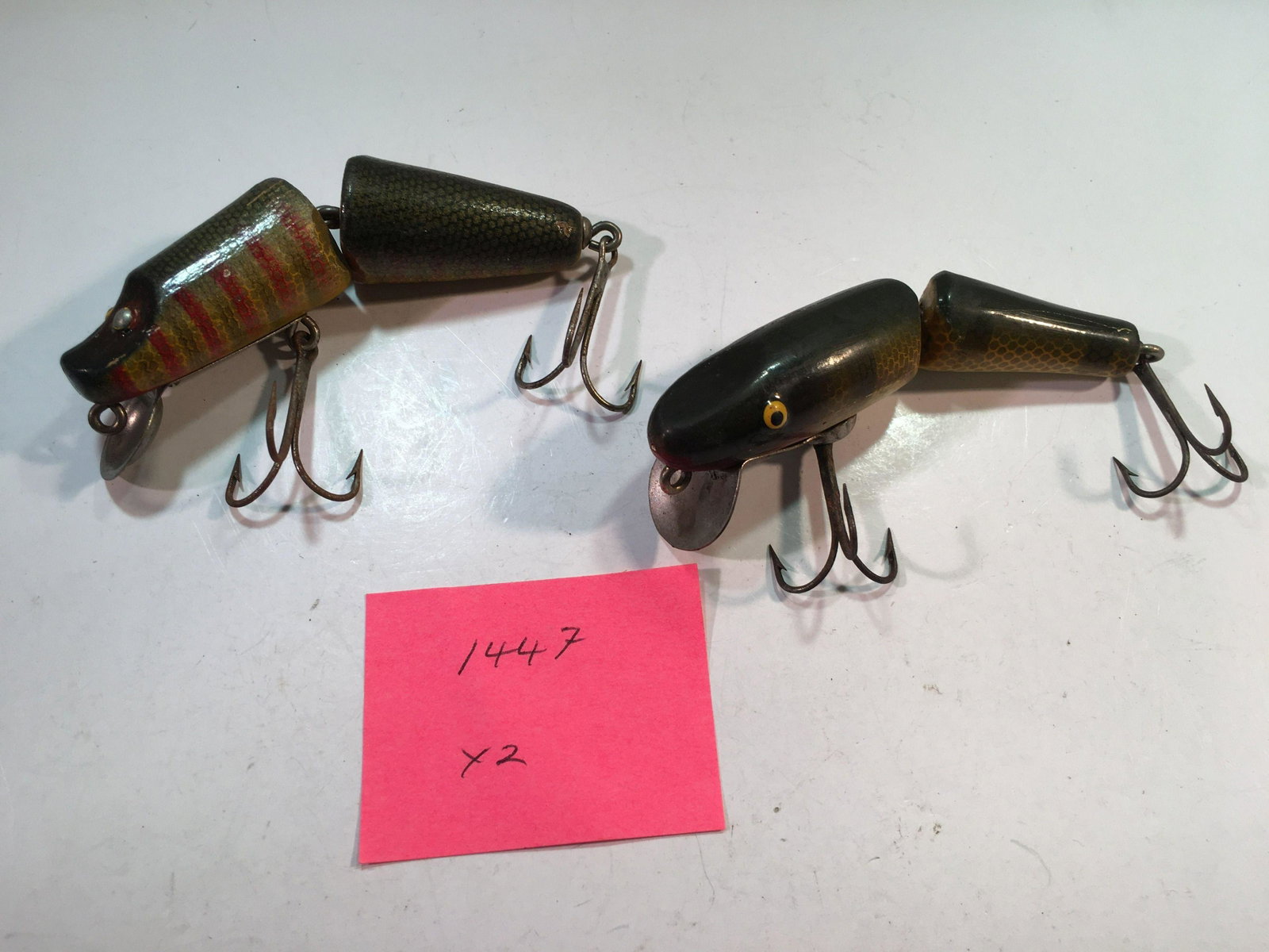 (2) Paw Paw Bait Fishing Lures: (2) Paw Paw Bait Fishing Lures