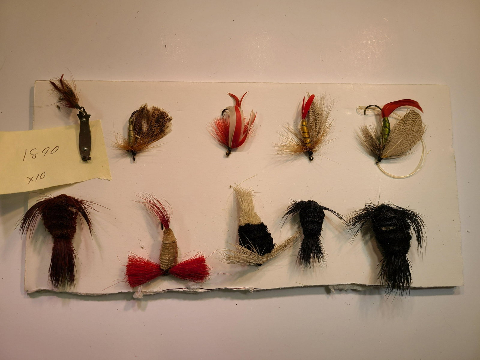 (10) Vintage Fly Fishing Lures: (10) Vintage Fly Fishing Lures