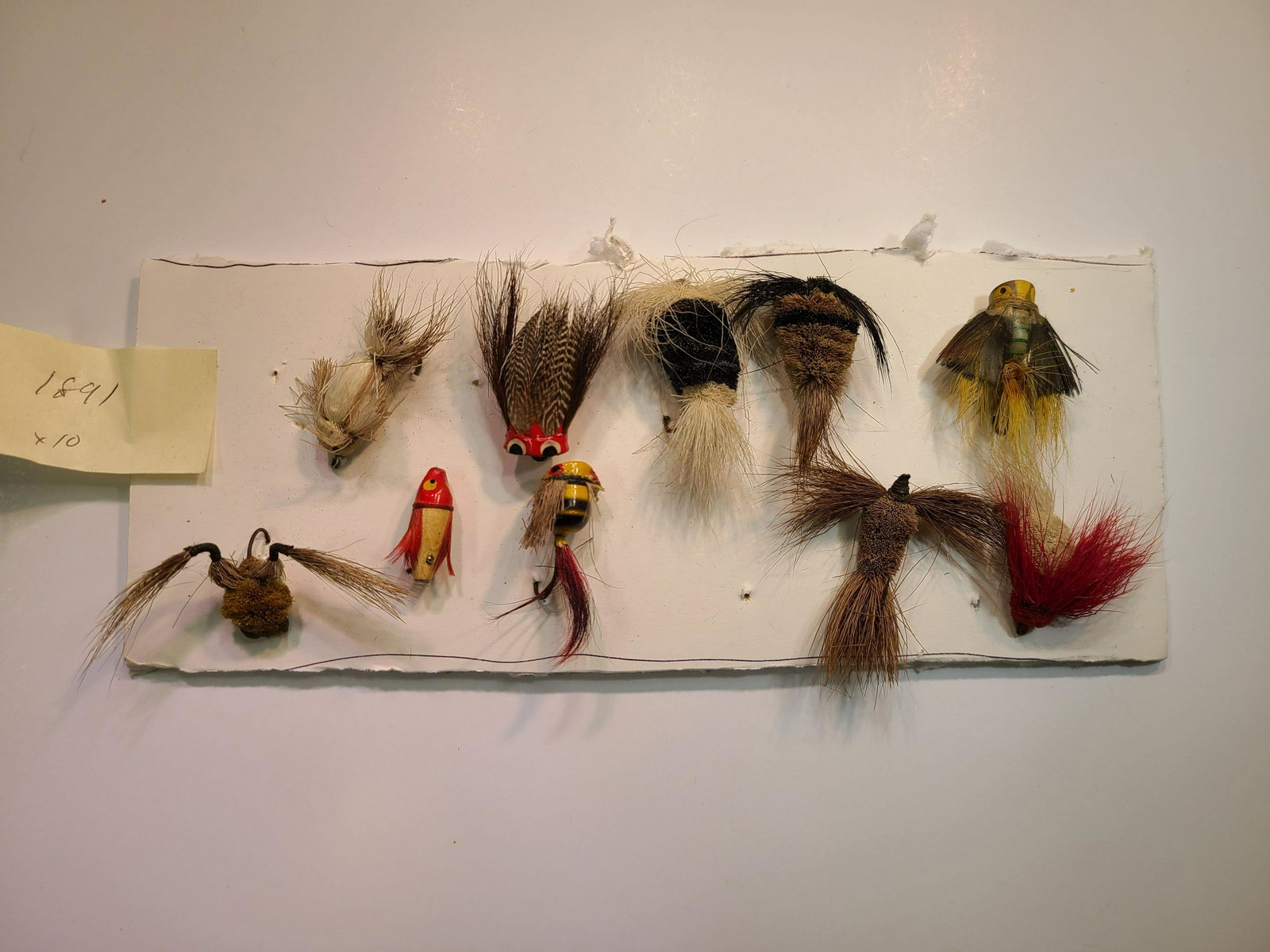 (10) Vintage Fly Fishing Lures: (10) Vintage Fly Fishing Lures