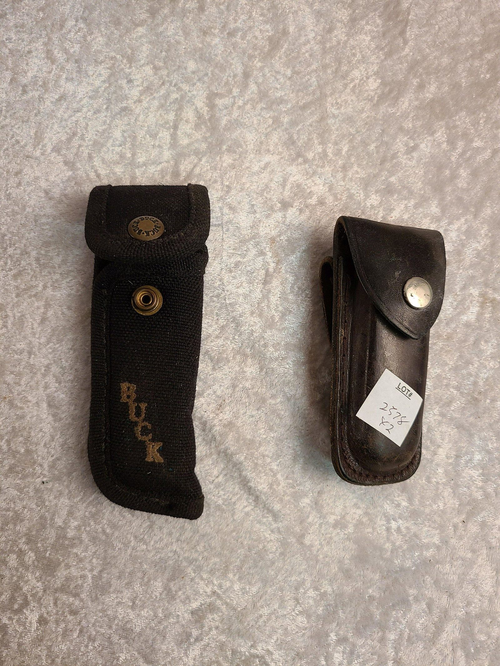 (2) Lock Back Knives. Buck 426, Explorer 11-330 with: (2) Lock Back Knives. Buck 426, Explorer 11-330 with Cases