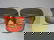 3051: (2) Tin Litho Peanut Butter Pails