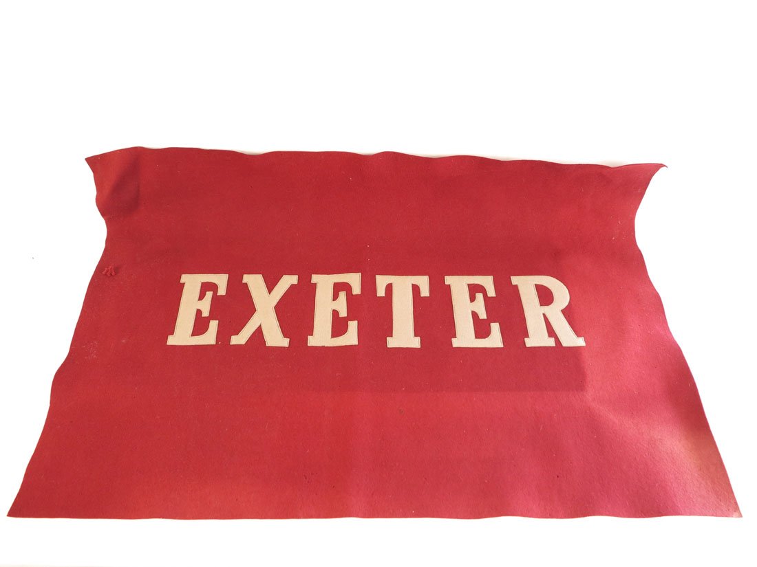 Phillips Exeter Academy Felt Rectangular Pennant: Exeter Felt Rectangular Pennant. Sewn on Letters. 24x34"
