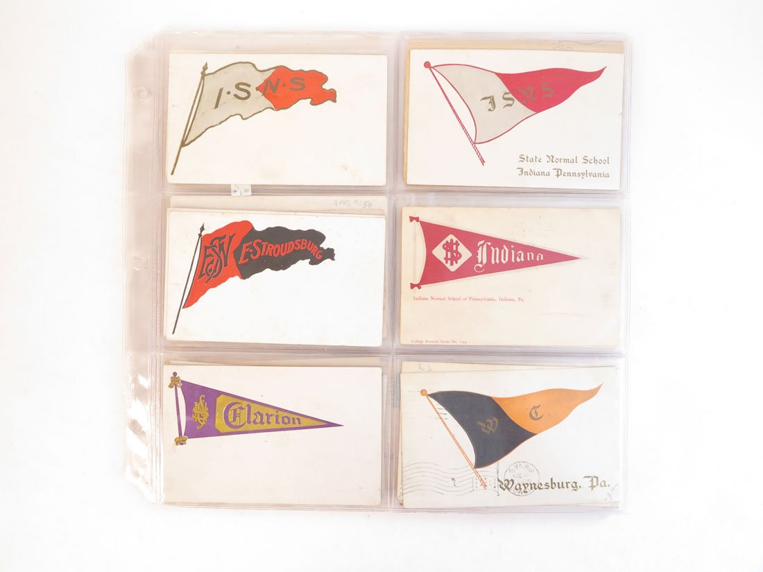 (40) College Postcards, Beaver College, IUP, Vassar: Lot of 40 College Postcards. Including: Indiana Normal School of Pennsylvania, Beaver College, Andover vs Exeter, Vassar, Grove City, Irving, and More.
