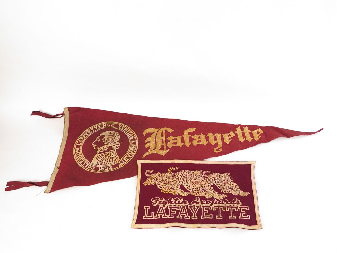 Lafayette College Pennant & Rectangular Banner: Lafayette Pennant & Rectangular Banner Pennant. Pennant: 38" Banner: 9.5x15"