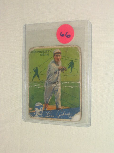 Dizzy Dean 1934 Goudey Card: Indian Gum