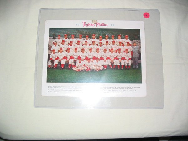 Philadelphia Phillies 1950 Original Tea