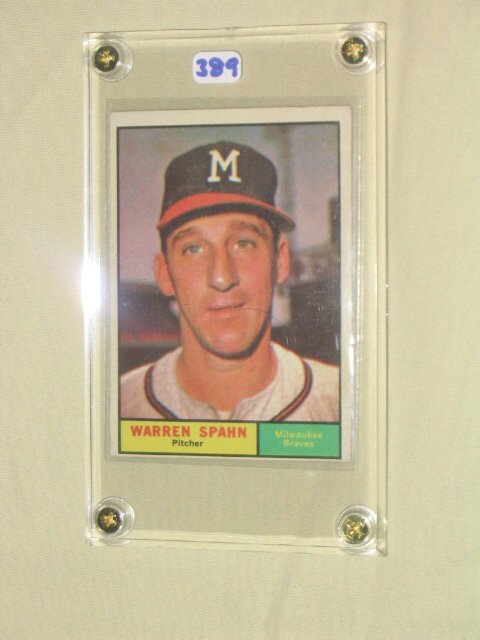 Warren Spahn 1961 Topps Card