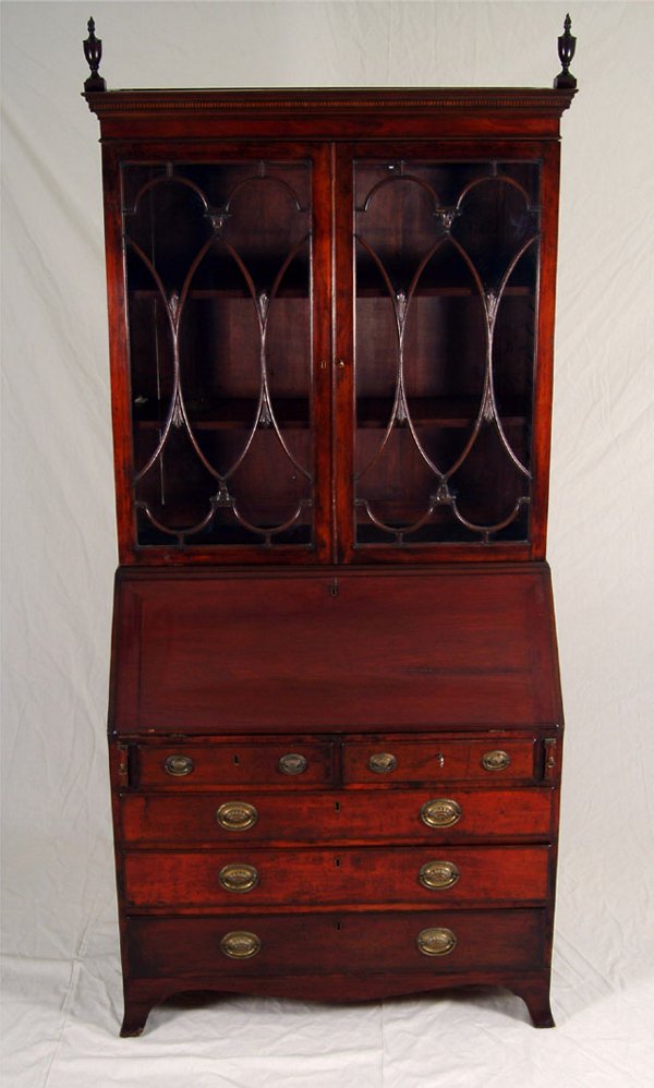 English Secretary w/French Bracket Feet,