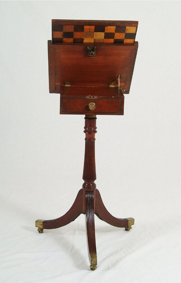 Rare & Unusual Multi-Use C1810-1820 Walnut Music S