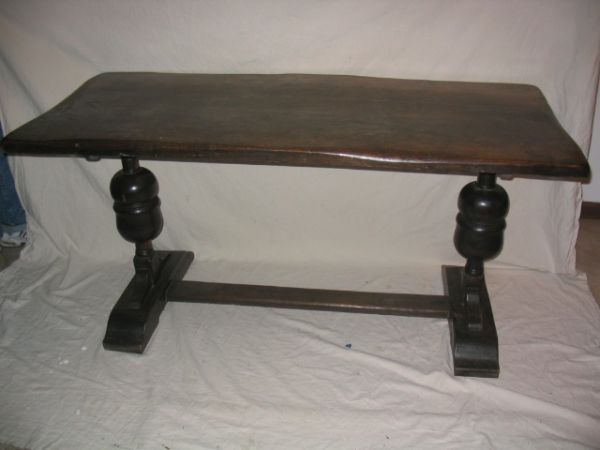Oak Jacobean Style Dining Table