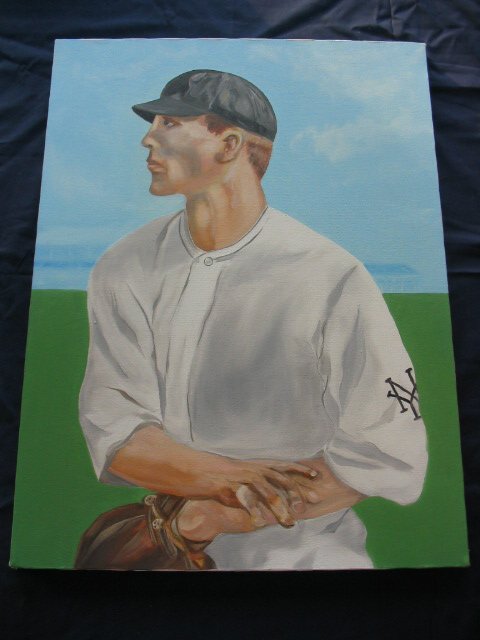 Fred Merkle T206 Original Art Work