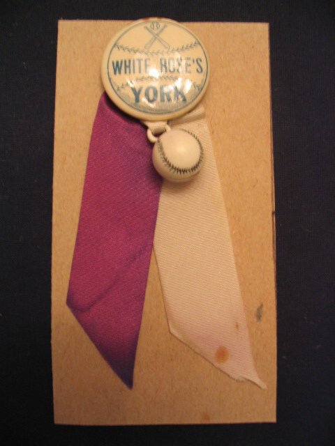 York White Rose's Minor League Baseball Pin 1910'