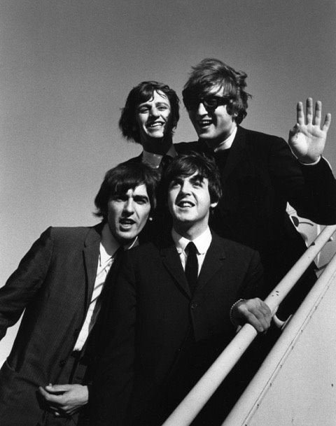 BILL RAY SIGNED: THE BEATLES LANDING IN LA 1964. 16x20: BILL RAY: The Beatles returned to the USA in August 1964, having just visited for the first time a few months previously in Feb. Silver gelatin later print. Signed by Bill Ray. 16x20 inches. Provenanc