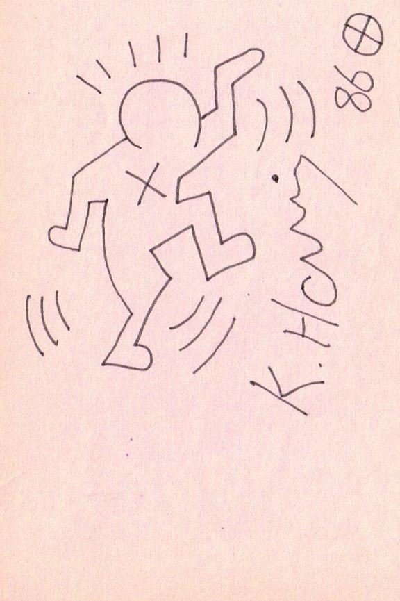 KEITH HARING: EGYPTIAN MAN. (1 of 1)