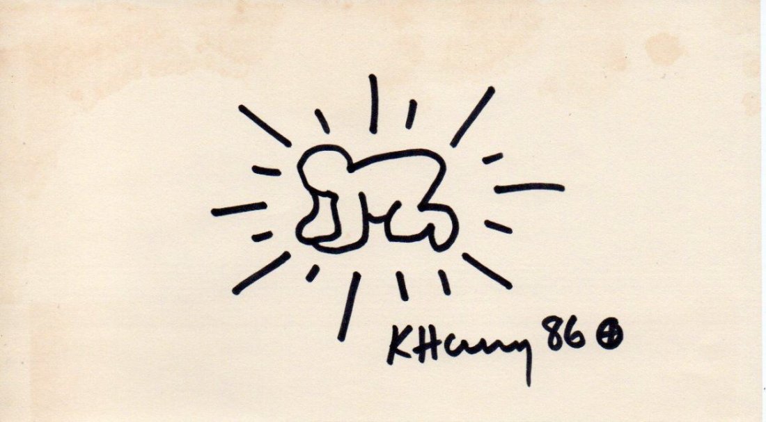 KEITH HARING: RADIANT BABY DRAWING. (1 of 1)