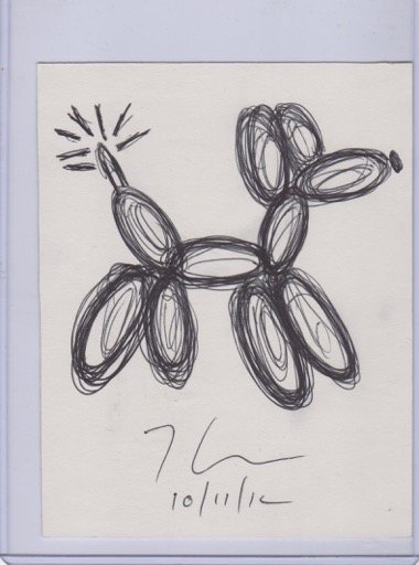 Jeff Koons poodle drawing. (1 of 1)