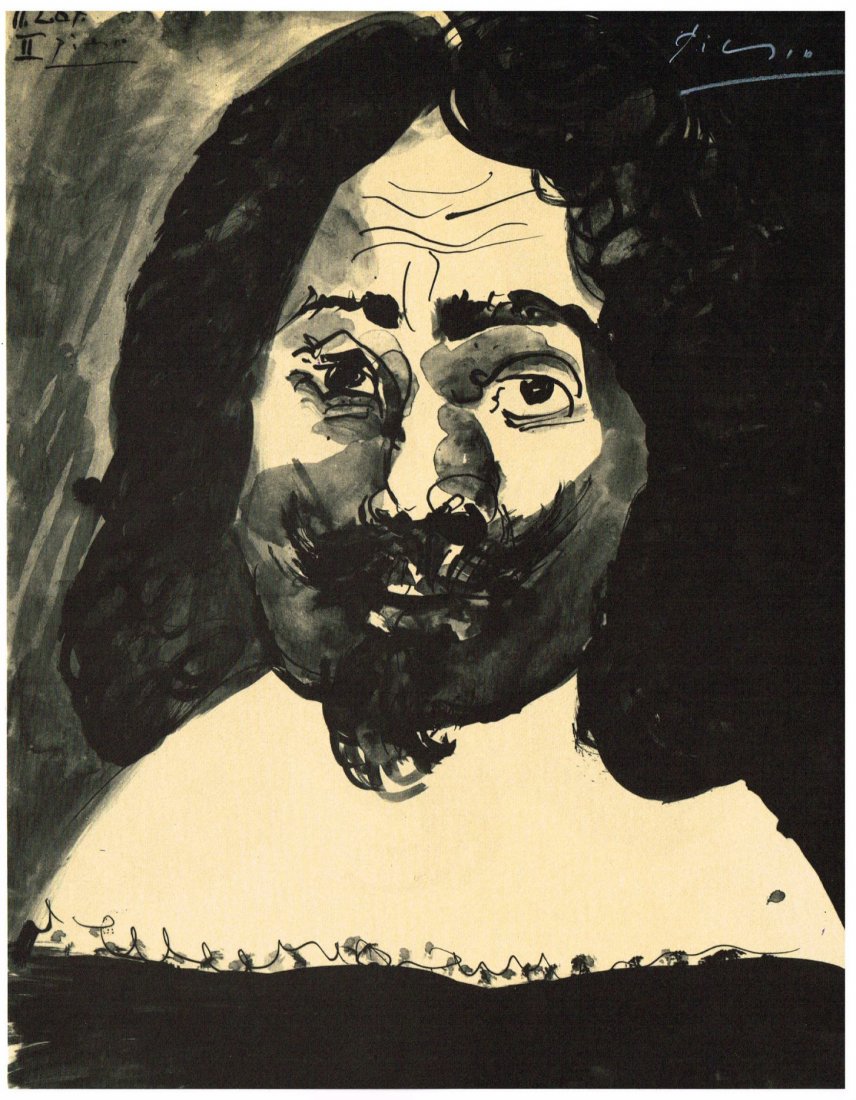 PABLO PICASSO SIGNED 1969 'DESSINS' PRINT. (1 of 1)