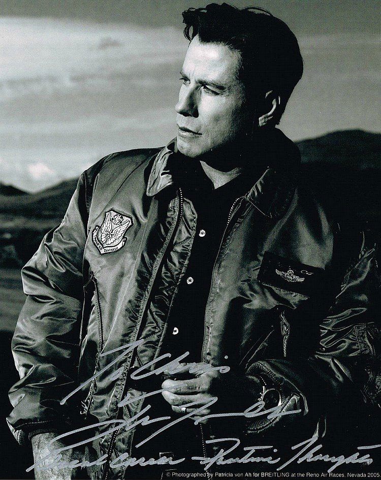 JOHN TRAVOLTA SIGNED PHOTO. (1 of 1)