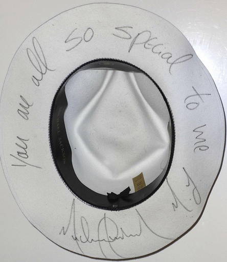 Michael Jackson Signed White