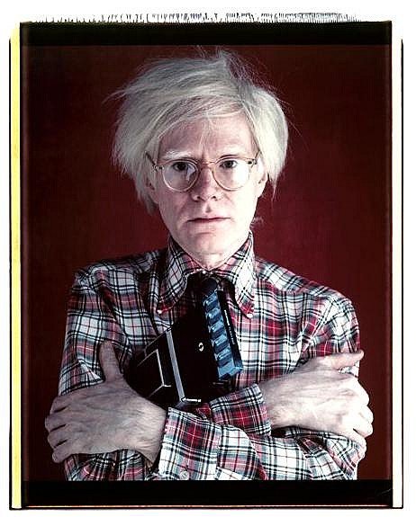 BILL RAY SIGNED: ANDY WARHOL PORTRAIT 1980 CRYSTAL (1 of 1)